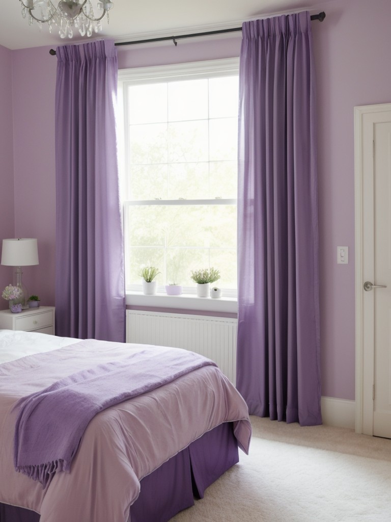 Lavender Dreams: Transform your bedroom into a serene oasis with Purple & Pastels