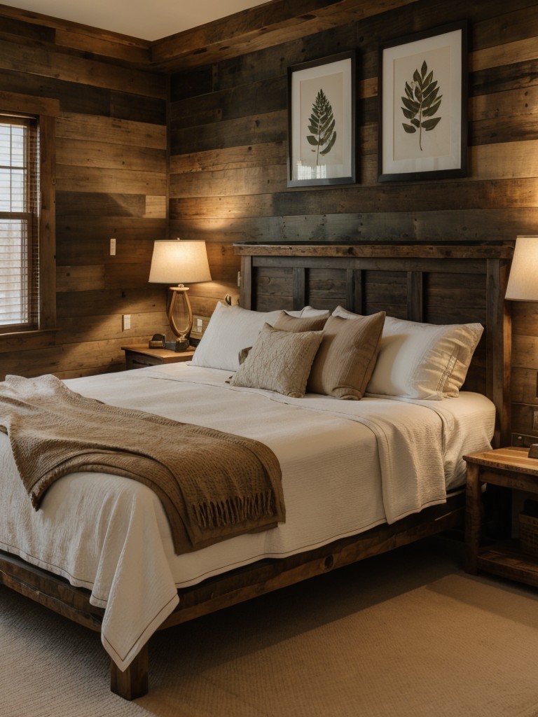 Classic Bedroom Decor: Embrace Natural Wood for Cozy Charm