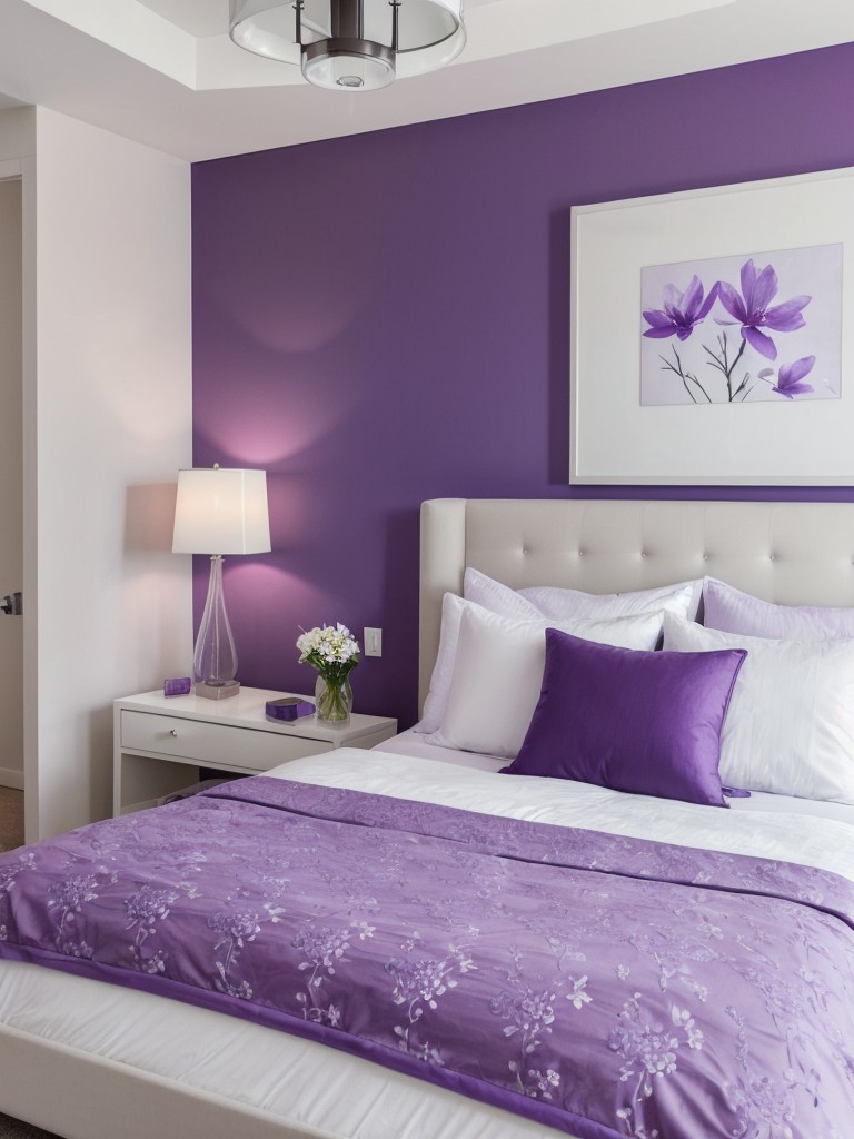 Purple Bliss: Serene and Zen-like Bedroom Decor