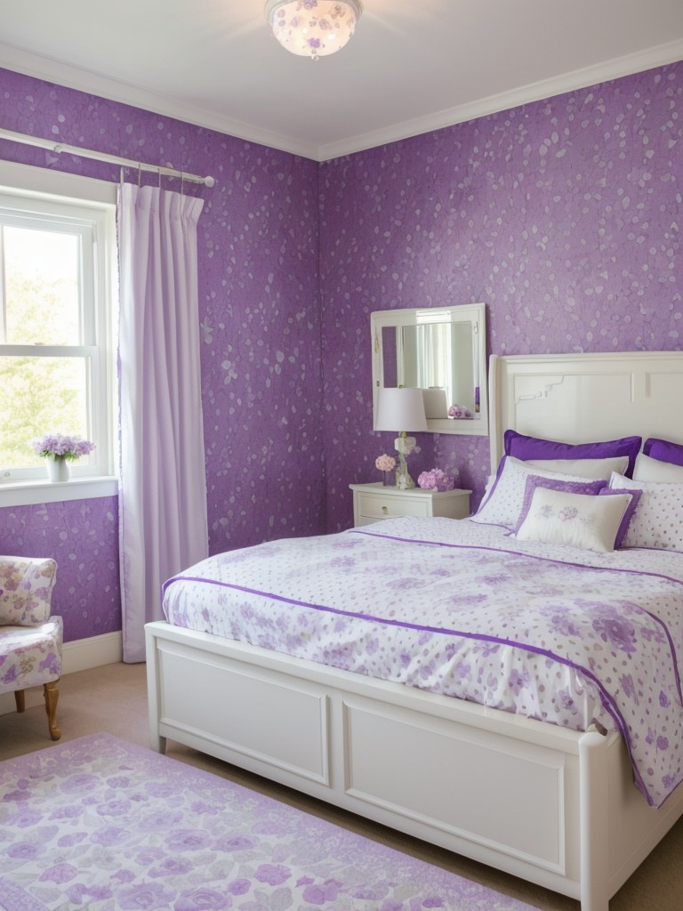 Purple Floral Apartment Dreams!