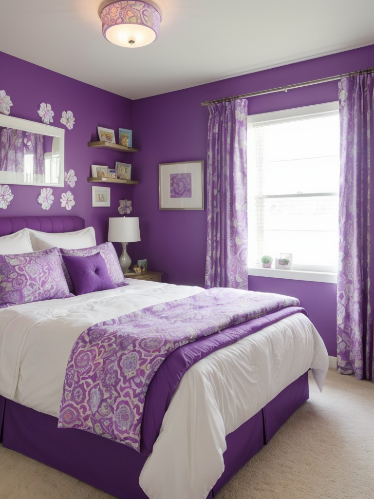 Playful Purple Apartment Vibes: Whimsical Decor Ideas!