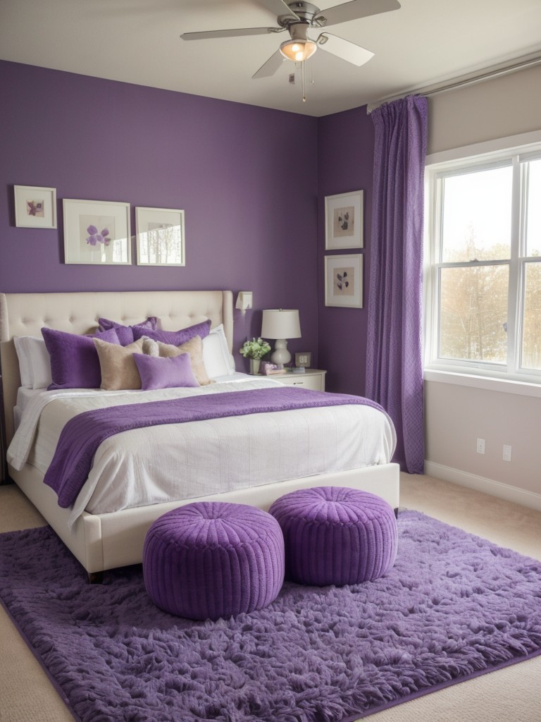 Cozy Purple Bedroom Vibes: Whimsical Decor Ideas