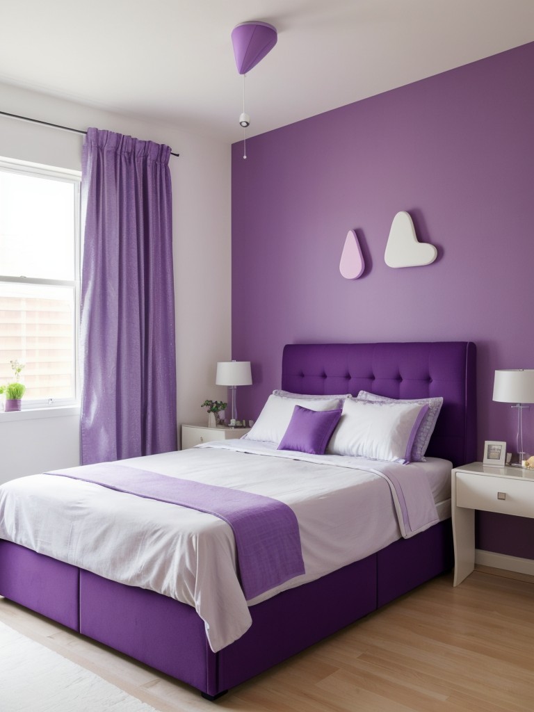 Playful Purple Apartment Decor Ideas