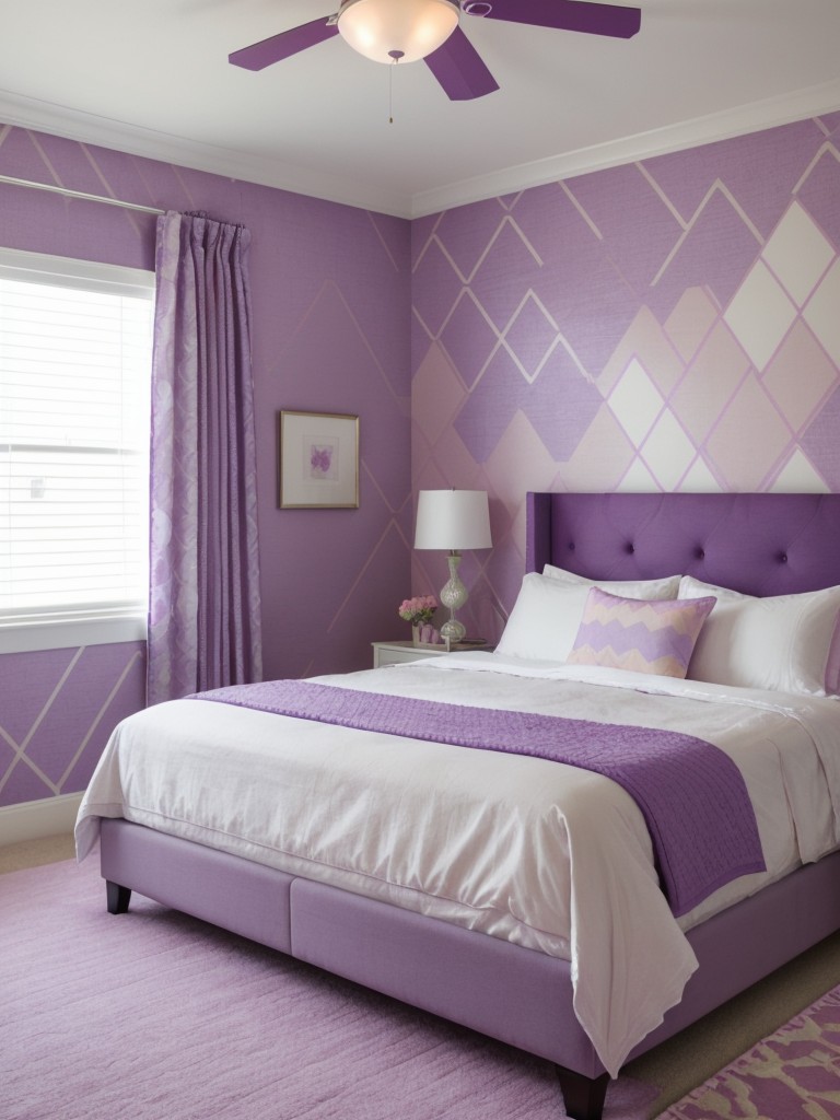 Create a Vibrant and Whimsical Purple Bedroom