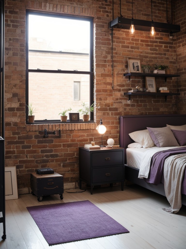 Urban Chic: Transform Your Bedroom with Industrial Elements.