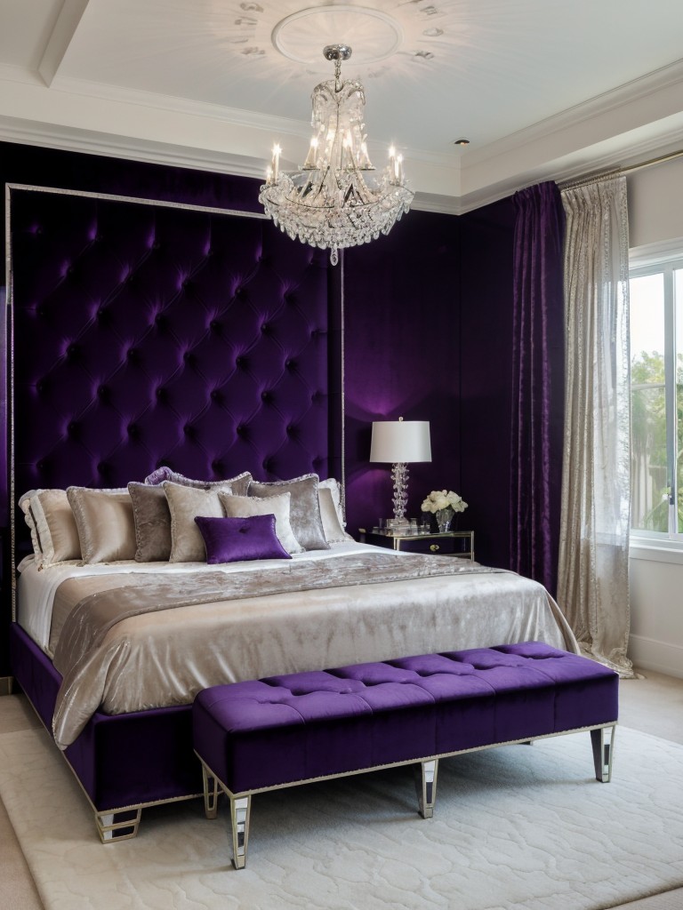 Purple Haven: Luxe Bedroom Inspiration