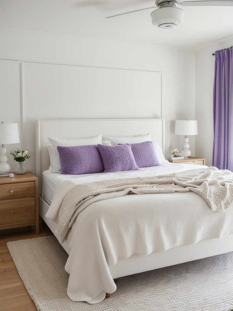 Chic Scandinavian-Inspired Purple Bedroom Makeover!