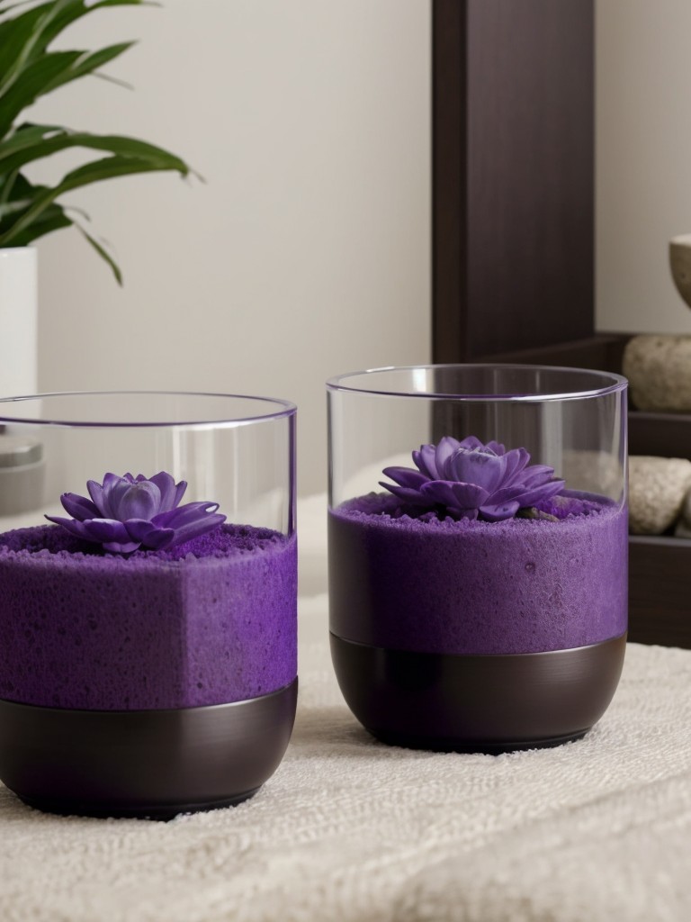 Zen-inspired Serenity: Create a Calm Haven in Your Apartment with Purple Decor