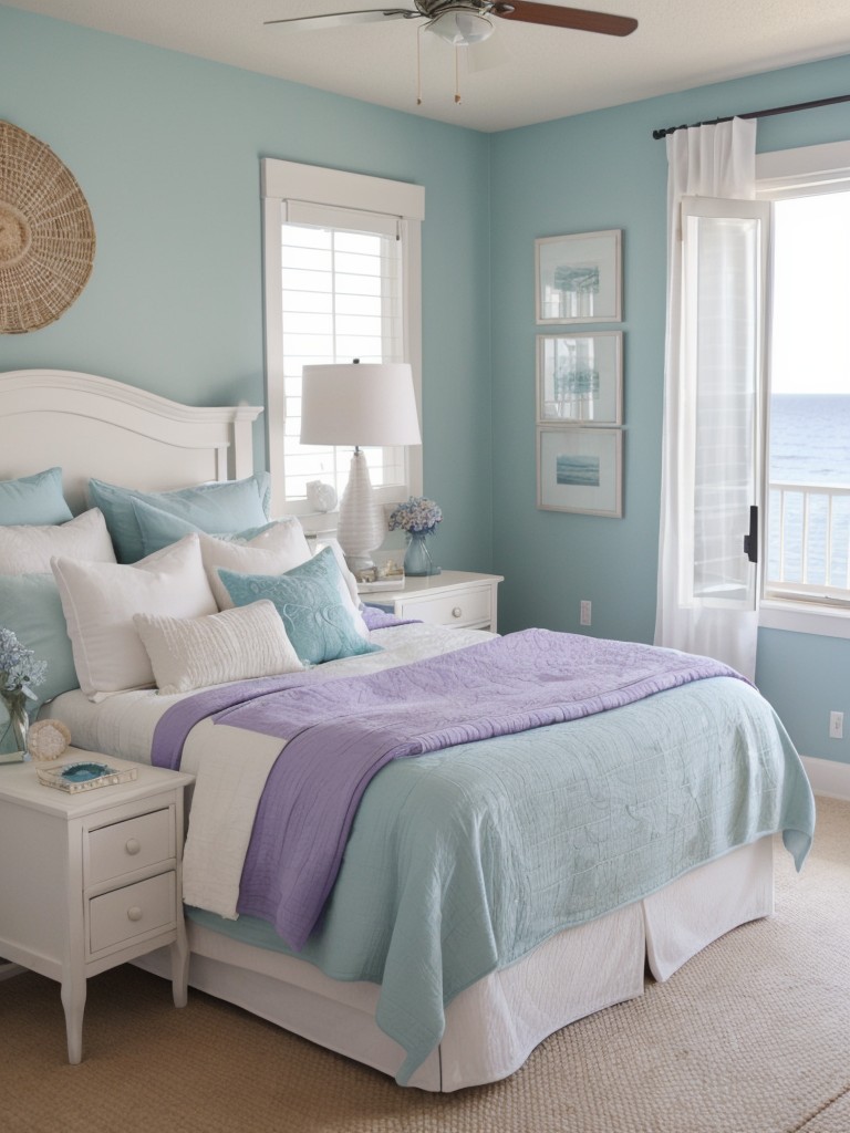 Coastal Chic: Vibrant Bedroom Decor Ideas.