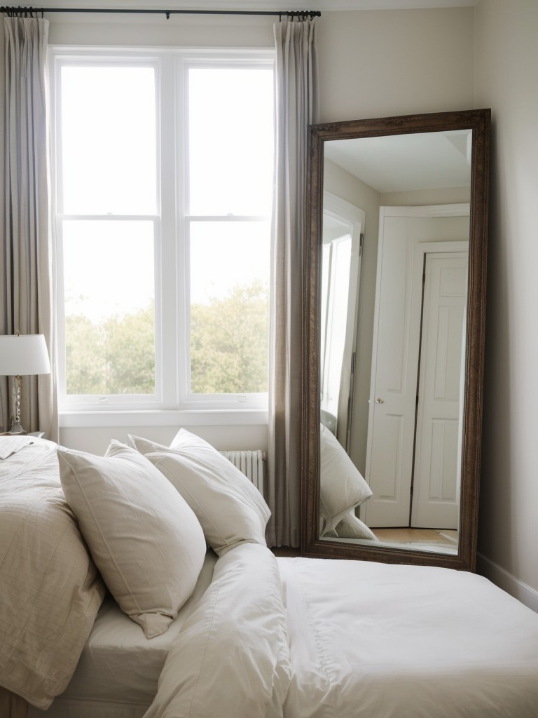 Maximizing Space & Light: Transform Your Bedroom with Strategic Mirror Placement!