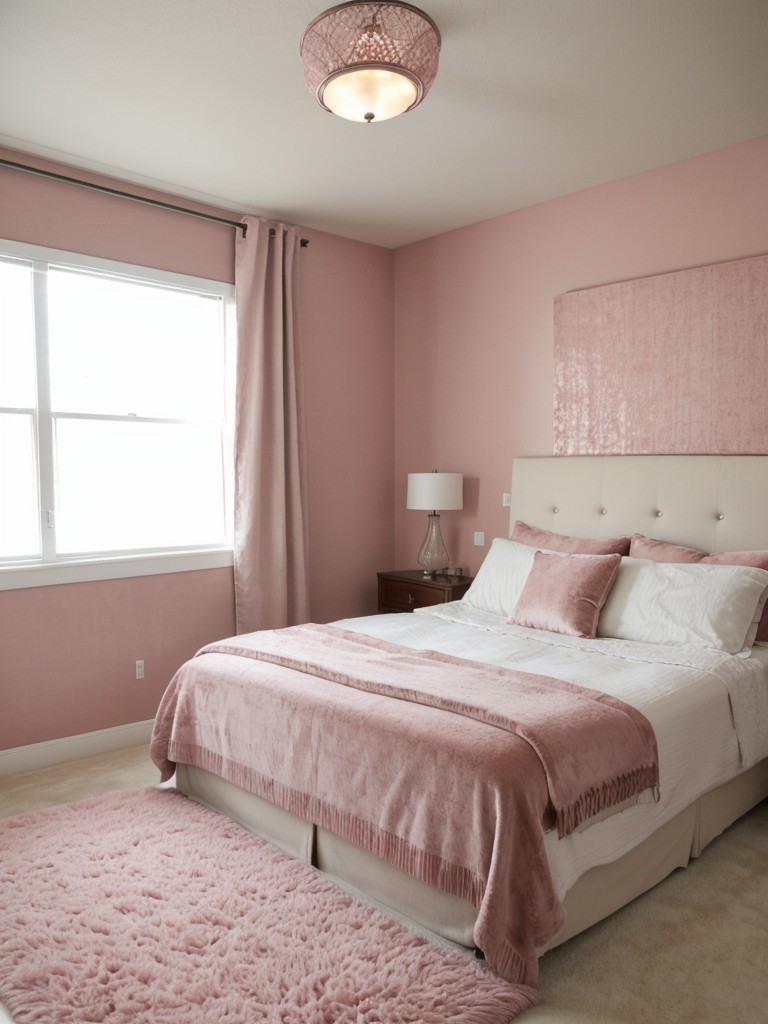 Affordable Luxury: Elevate Your Apartment with Plush Pink Upgrades!