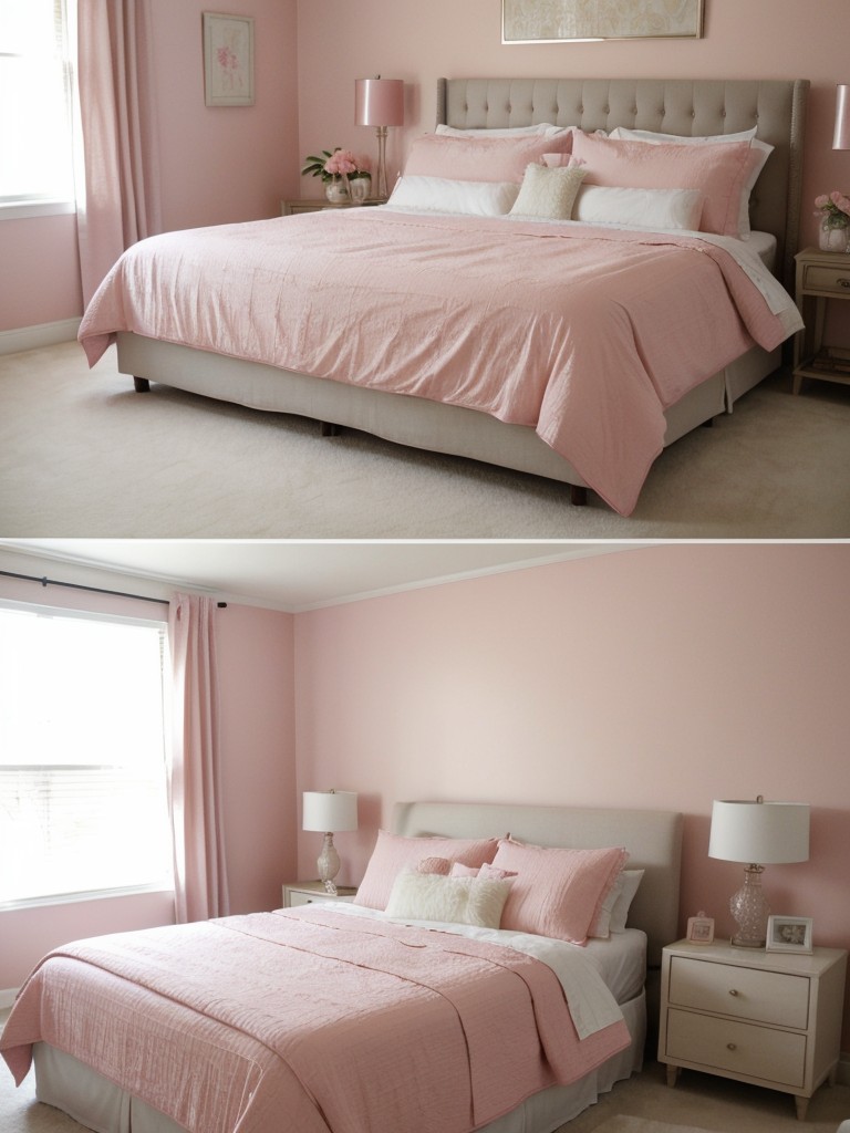 Affordable Apartment Bedroom Transformation: Pretty in Pink