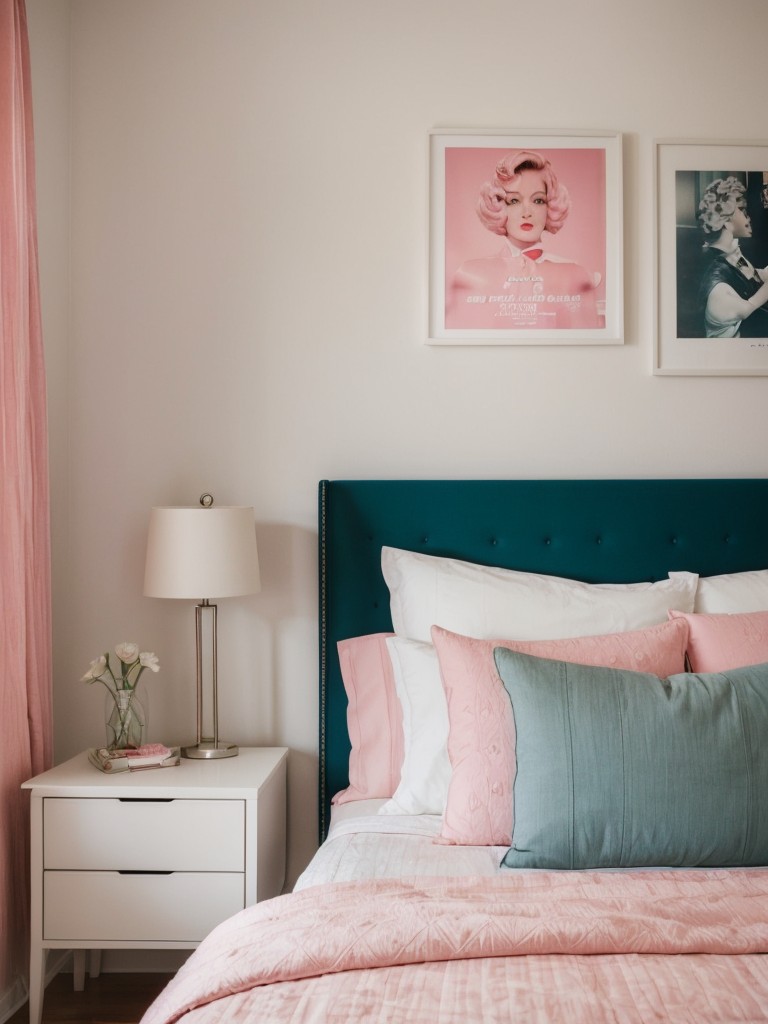 Affordable Apartment Bedroom Makeovers: Embrace your Personal Style with Pretty in Pink Touches!