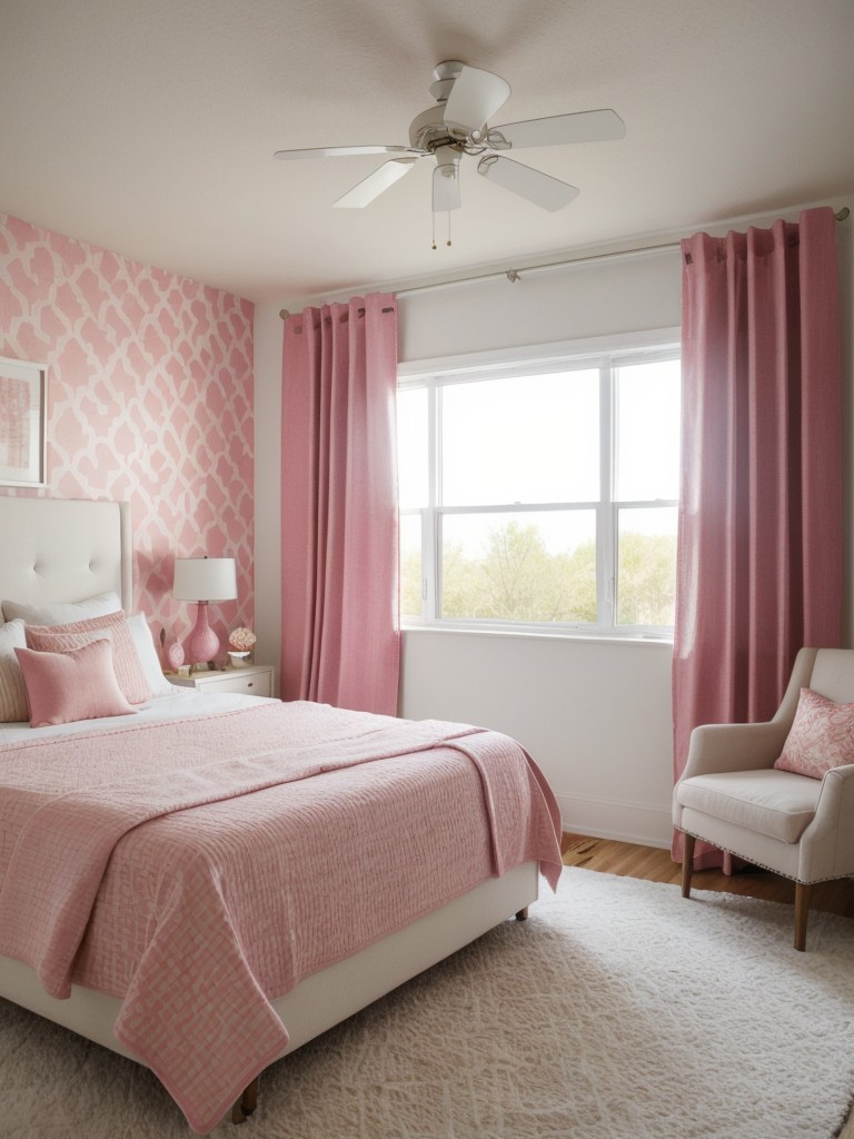 Budget-Friendly Apartment Bedroom Makeover: Pink Perfection!