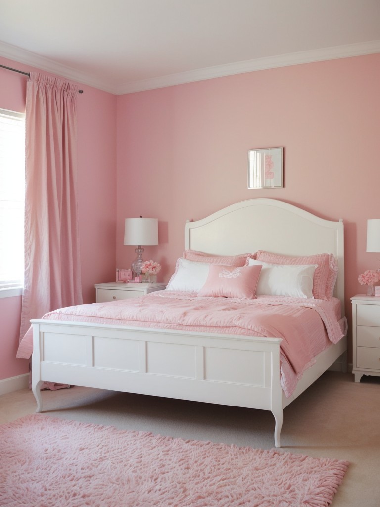 Pink Bedroom Bliss: Stylishly Transform Your Apartment with Flirty Feminine Vibes