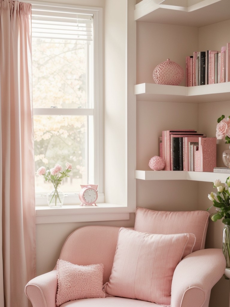 Cozy Pink Apartment: Girly Bedroom Decor Ideas