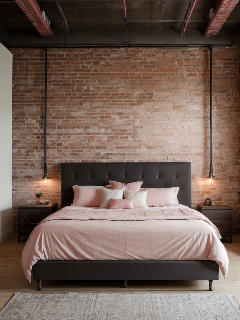 Chic Urban Apartment: Flirty Feminine Decor with Industrial Touches