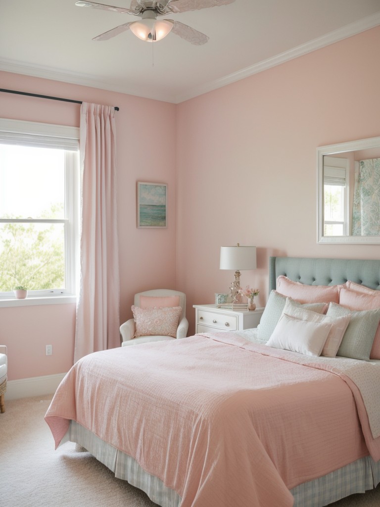 Coastal Chic: Girly Pink Bedroom Decor for a Flirty Touch