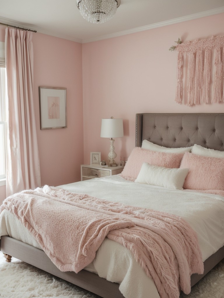 Pink dreams: Cozy apartment bedroom ideas