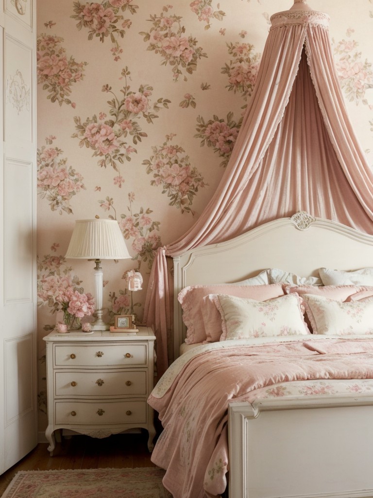 Vintage-inspired apartment décor: Dreamy bedroom ideas with antique furniture and romantic flair!