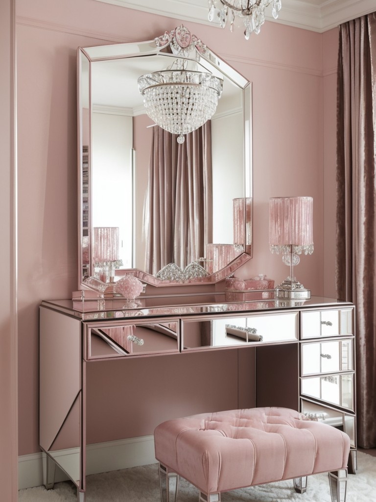 Glam Up Your Bedroom with Pink Decor.