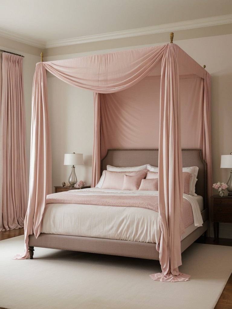 Canopy Dreams: Luxurious Bedroom Ideas in Pink