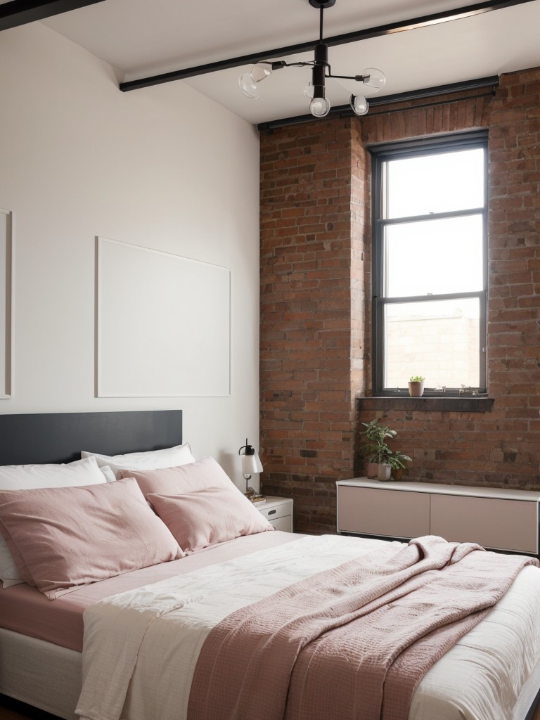 Chic Loft Vibes: Modernize Your Bedroom with Sleek Furniture & Industrial Accents