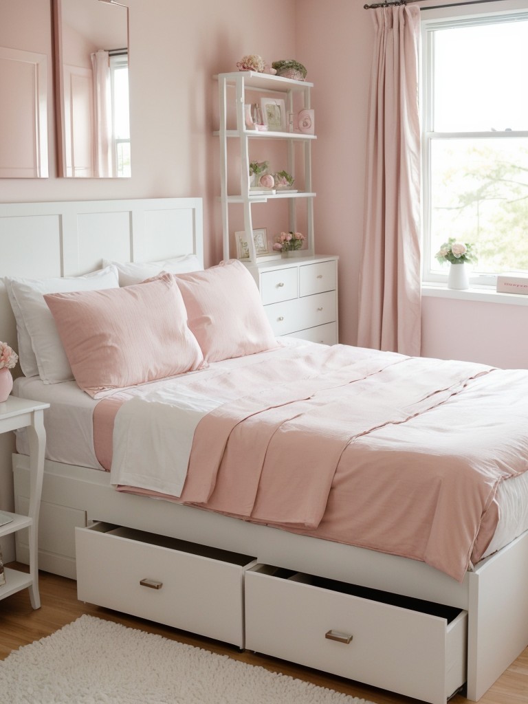 Pretty in Pink: Stylish Storage Solutions for Small Apartments!