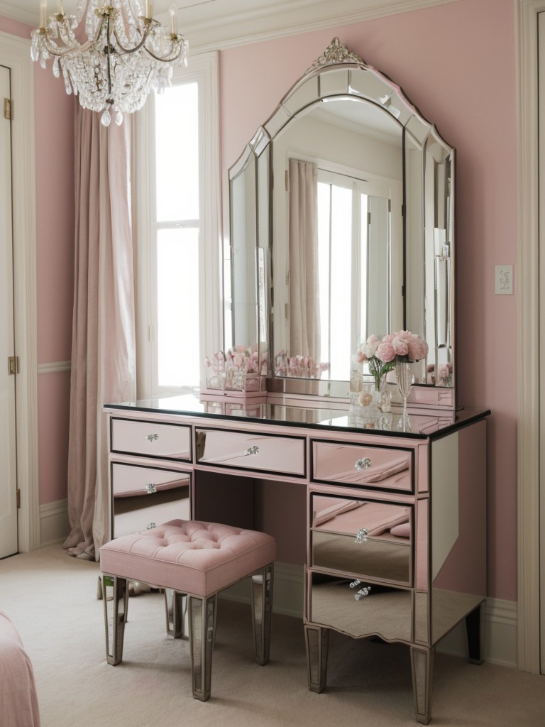 Vintage Glamour: Pink Bedroom Decor Inspiration