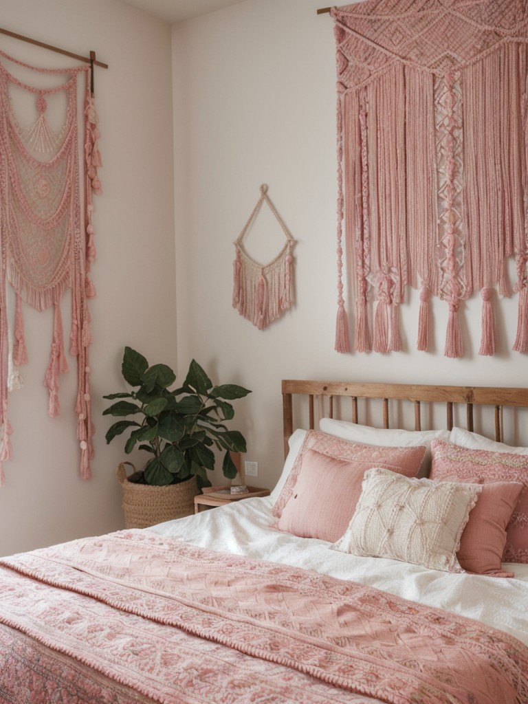 Boho Bliss: Transform Your Apartment into a Romantic Pink Paradise