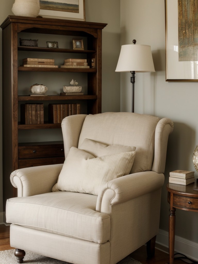 Cozy Reading Nook: Traditional Bedroom Decor!