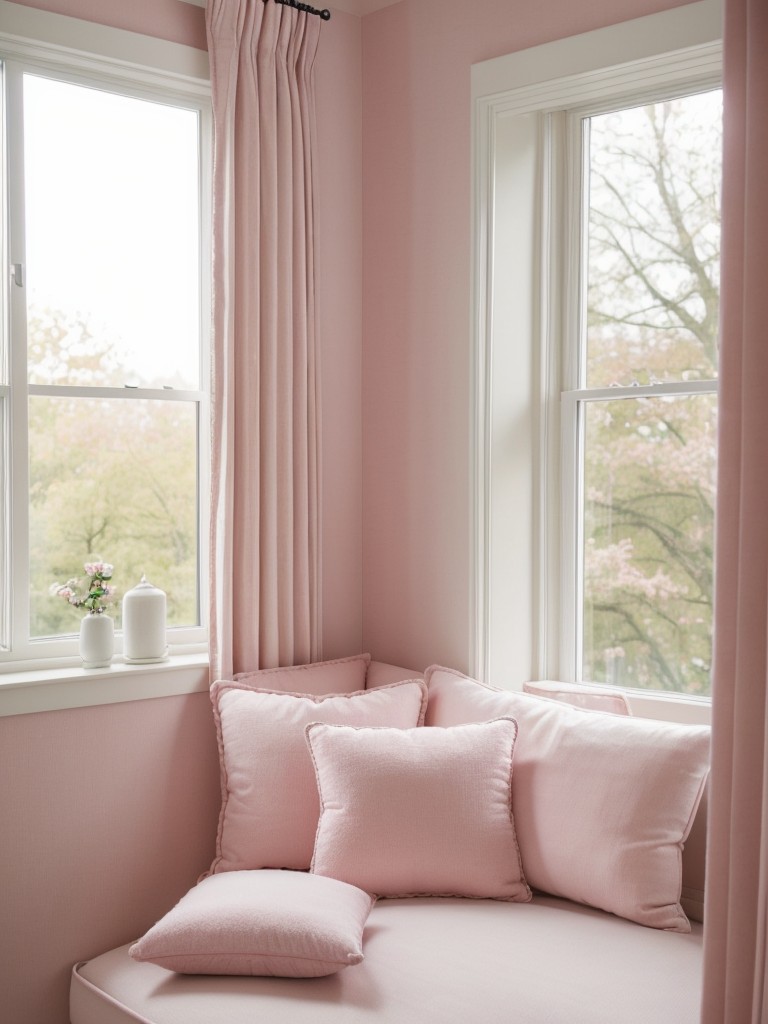 Serene & Cozy: Pink Window Seat Ideas for Bedroom Bliss