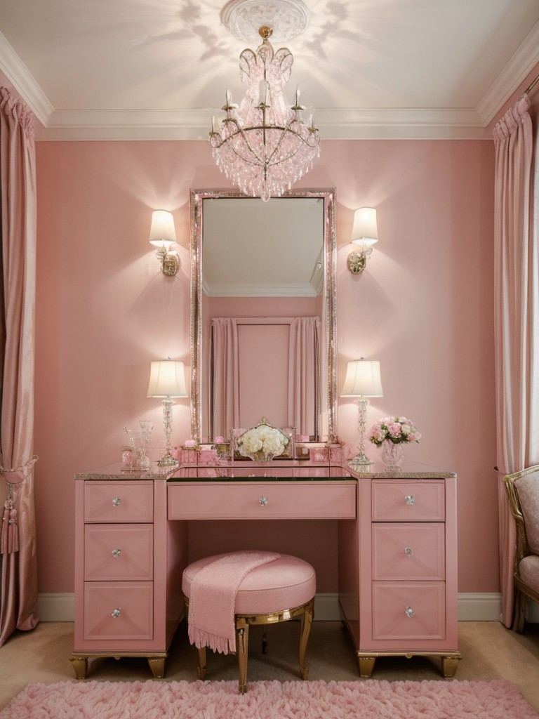 Romantic Blush: Elegant Crystal Accents To Elevate Your Bedroom Decor