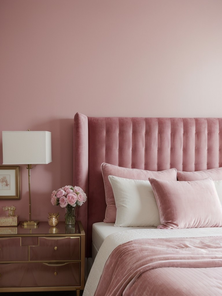 Pretty in Pink: Stylish Apartment Bedroom Ideas