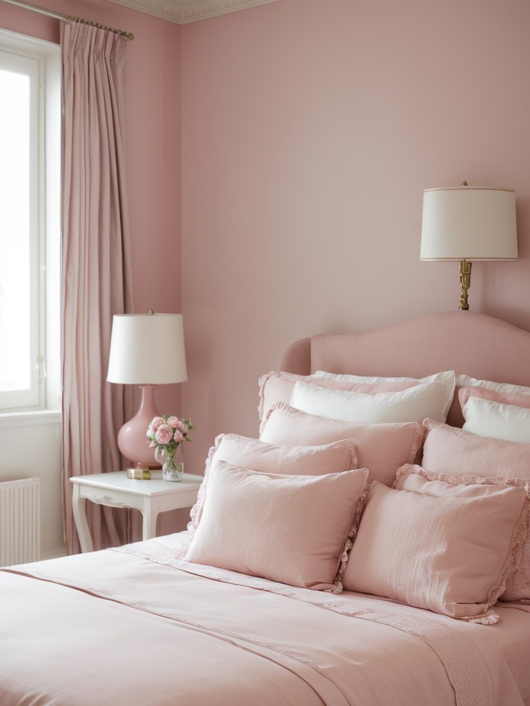 Cozy Apartment Vibes: Relaxing Pink Bedroom Decor