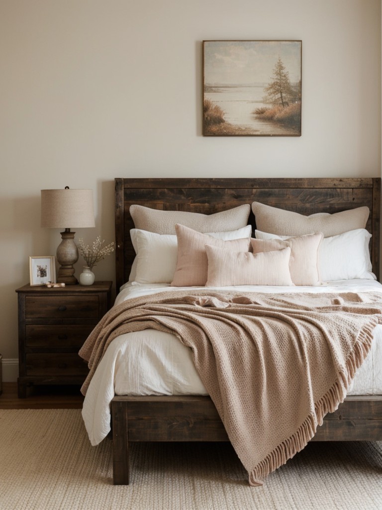 Cozy Chic: Transform Your Bedroom with Rustic Pink Decor