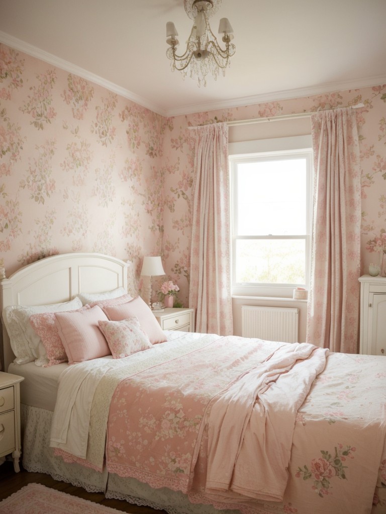 Charming Cottage Vibes: Pink Bedroom Decor Ideas