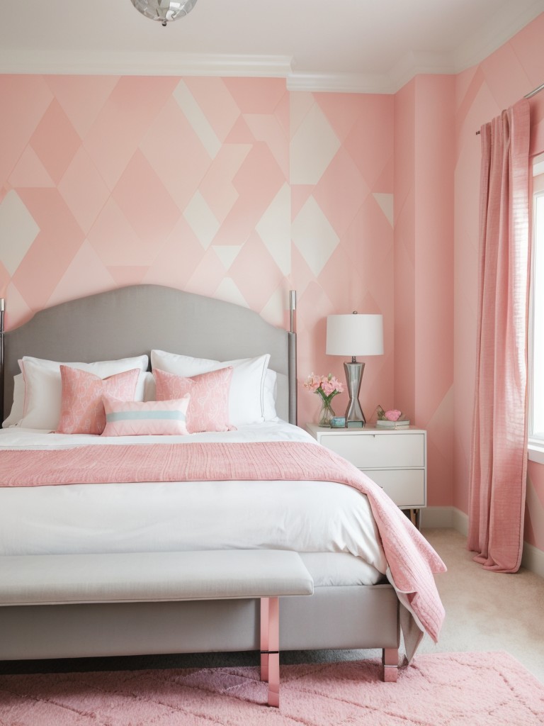 Chic Pink Apartment: Energize Your Space with Bold Decor