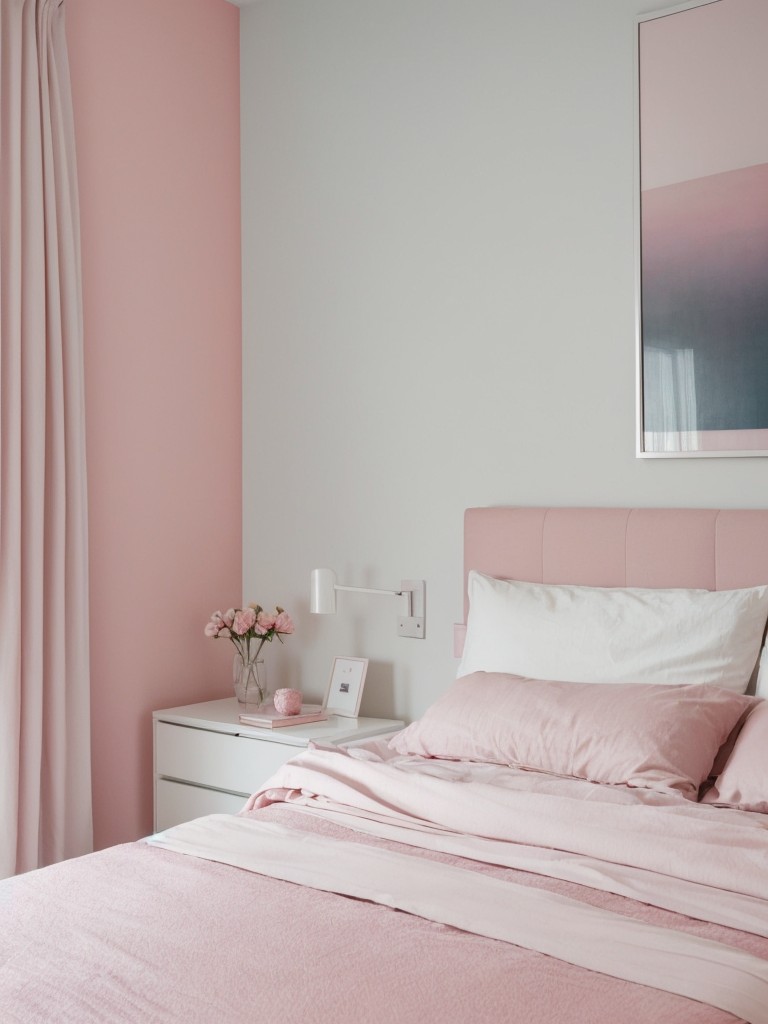 Blush Bliss: Stylish Apartment Bedroom Inspiration