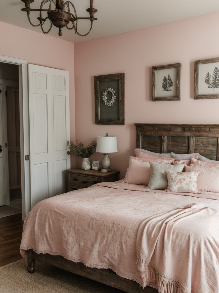 Farmhouse Chic: Magical Pink Bedroom Decor Ideas!