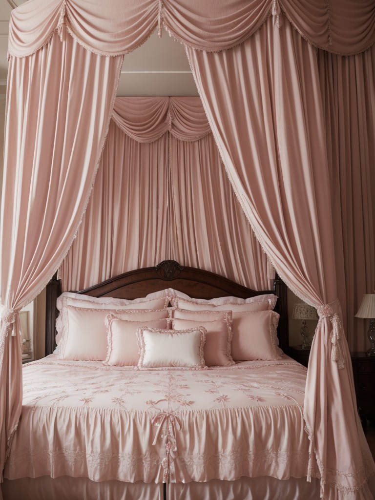 Enchanted Blush: Luxe Pink Bedroom Elegance