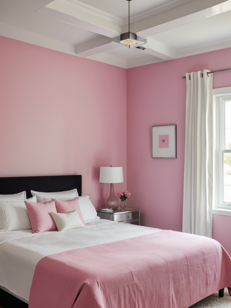 Bold Pink Bedroom Decor: Elevate Your Space with Statement Lighting!