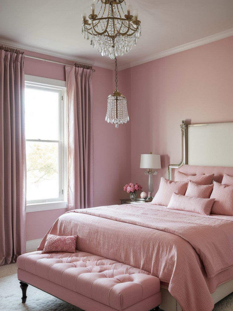 Pretty in Pink: Glam Up Your Bedroom with Statement Lighting!