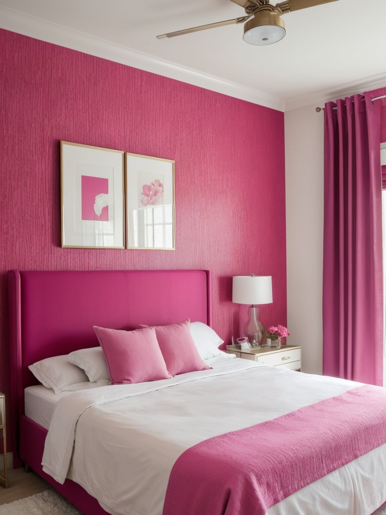 Bold Bedroom Decor: Experiment with Pink Power!