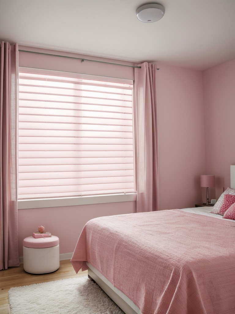 Smart Pink Apartment: Elevate Your Bedroom with Tech & Style!