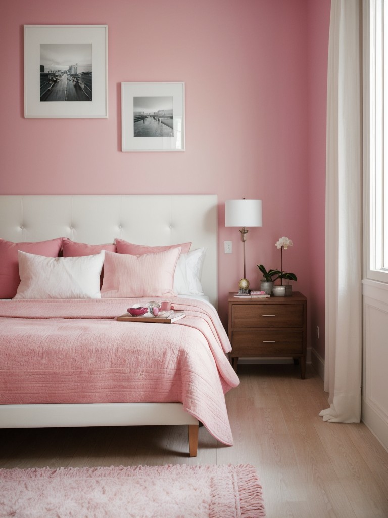 Pink Paradise: Transform Your Apartment with Bold Bedroom Decor!