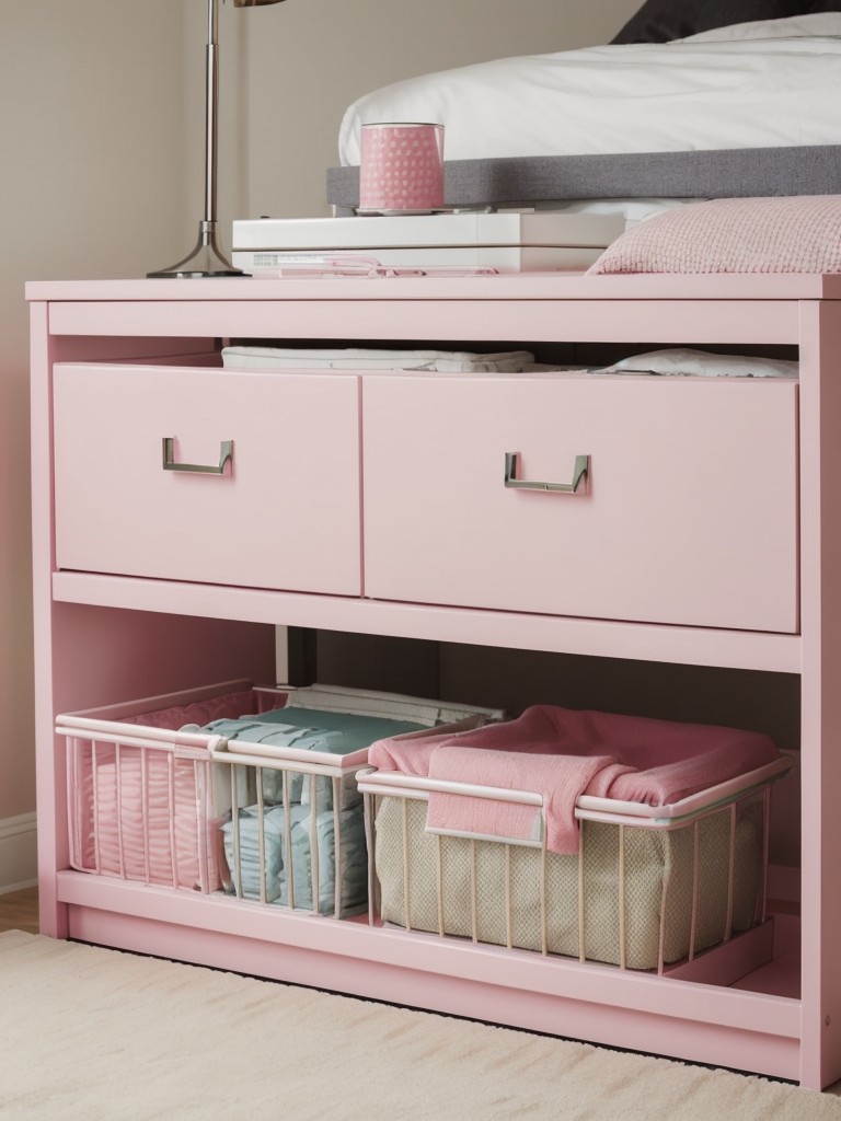 Think Pink: Maximize Storage in Your Bedroom for an Organized Oasis