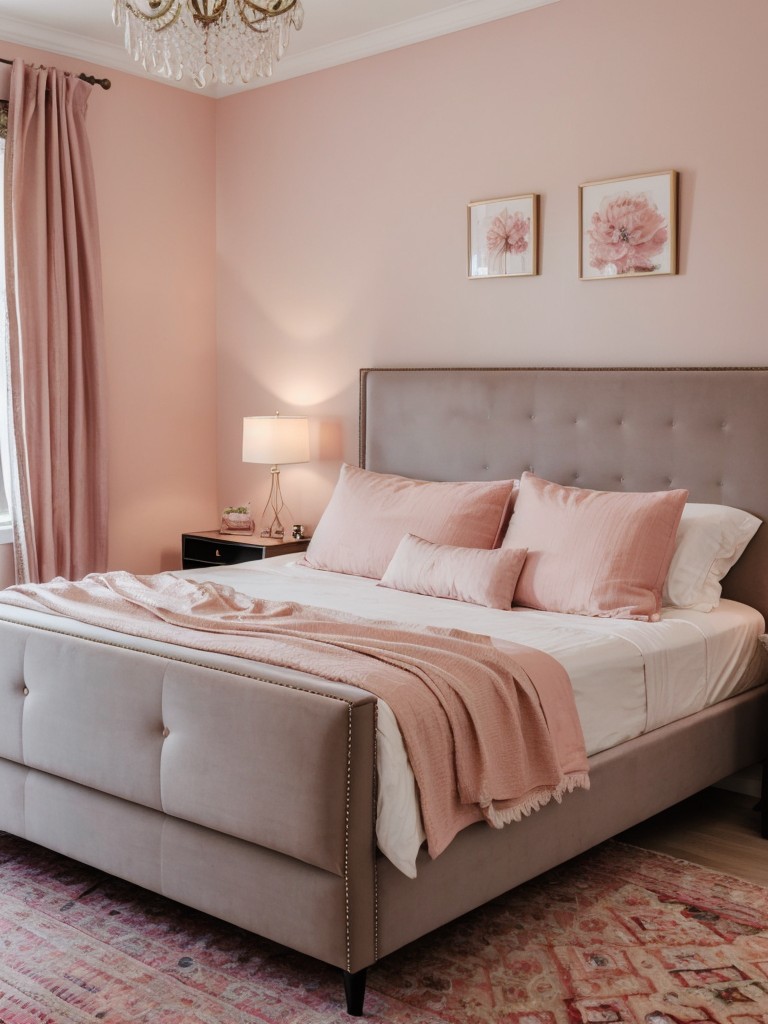 Stunning Apartment Vibes: Luxe Pink Bedroom Décor