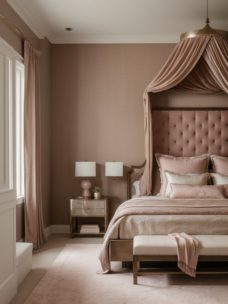 Plush Pink Bedroom: Glamorous and Chic Apartment Inspiration