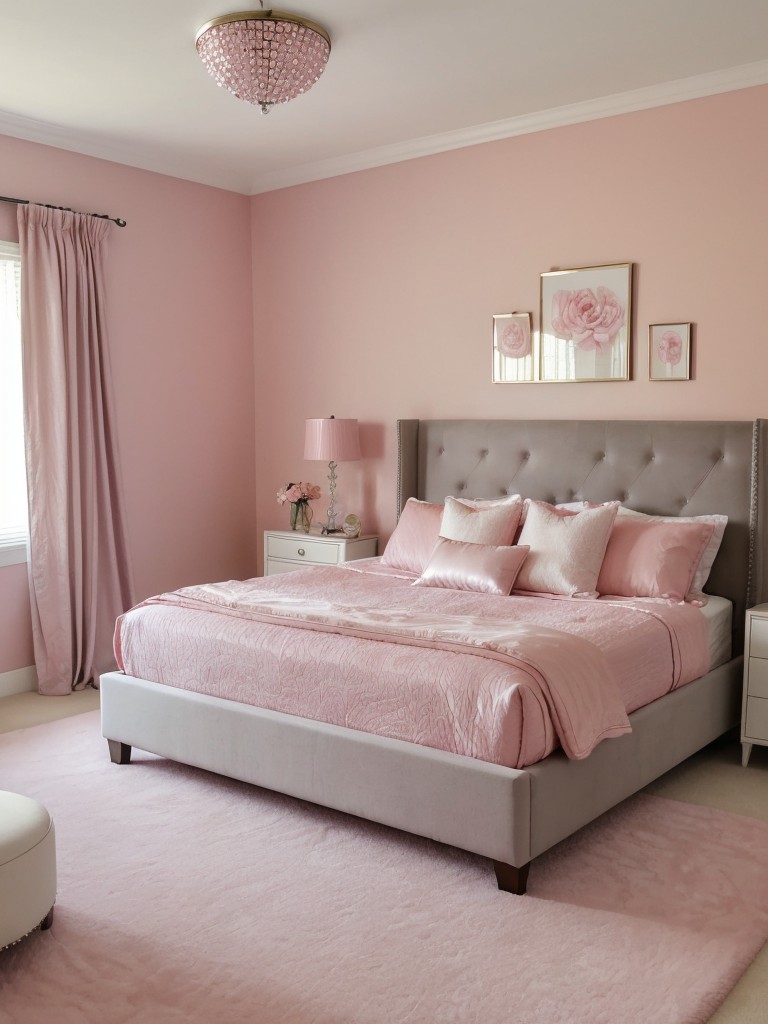 Romantic Retreat: Transform Your Bedroom with Pink Accents